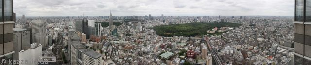 View from our room at the Park Hyatt Hotel